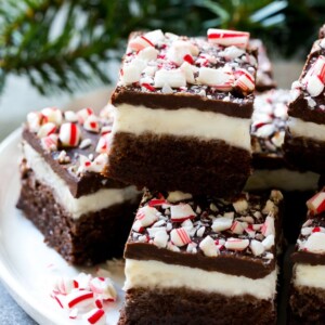 These easy peppermint brownies are the perfect holiday treat.