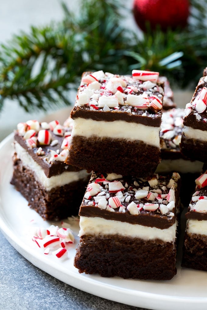 Peppermint Brownies - Dinner at the Zoo