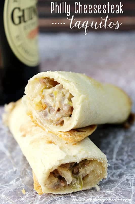 Philly Cheesesteak Taquitos