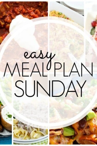 Easy Meal Plan Sunday - Week 78