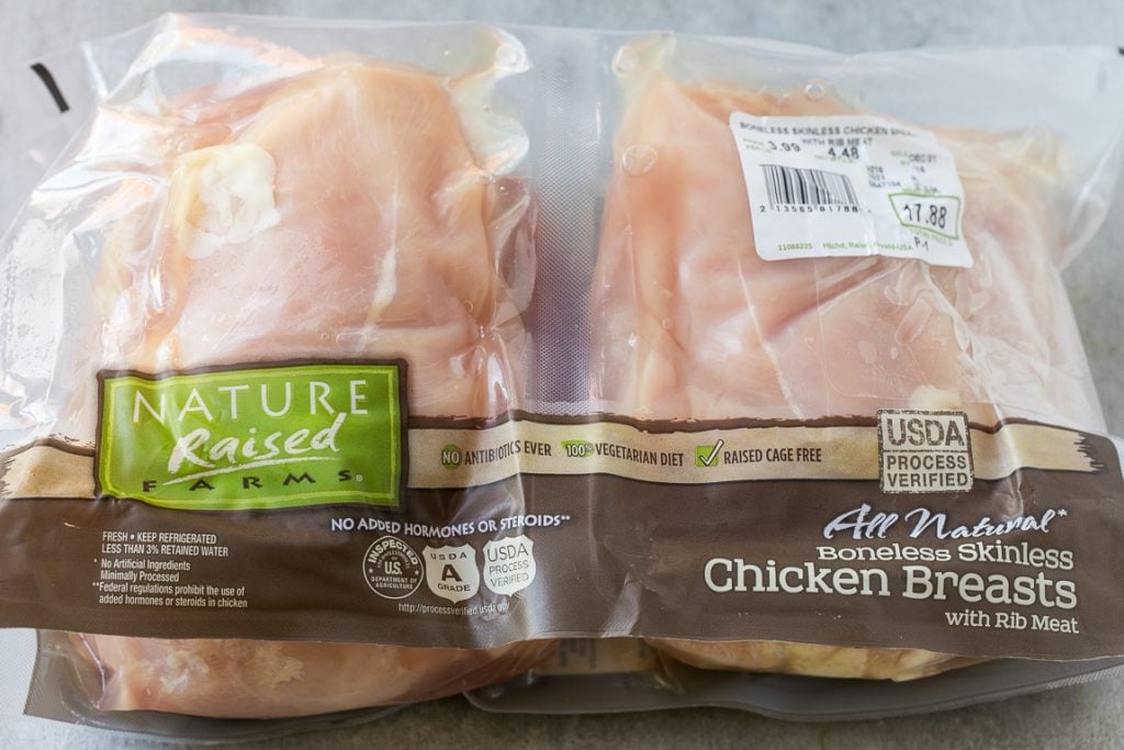 Nature Raised Chicken Breasts.