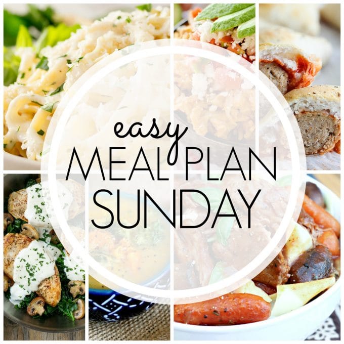 Easy Meal Plan Sunday - Week 81