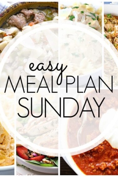 Easy Meal Plan Sunday - Week 82