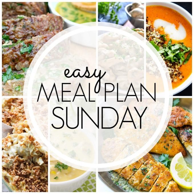 Easy Meal Plan Sunday - Week 83