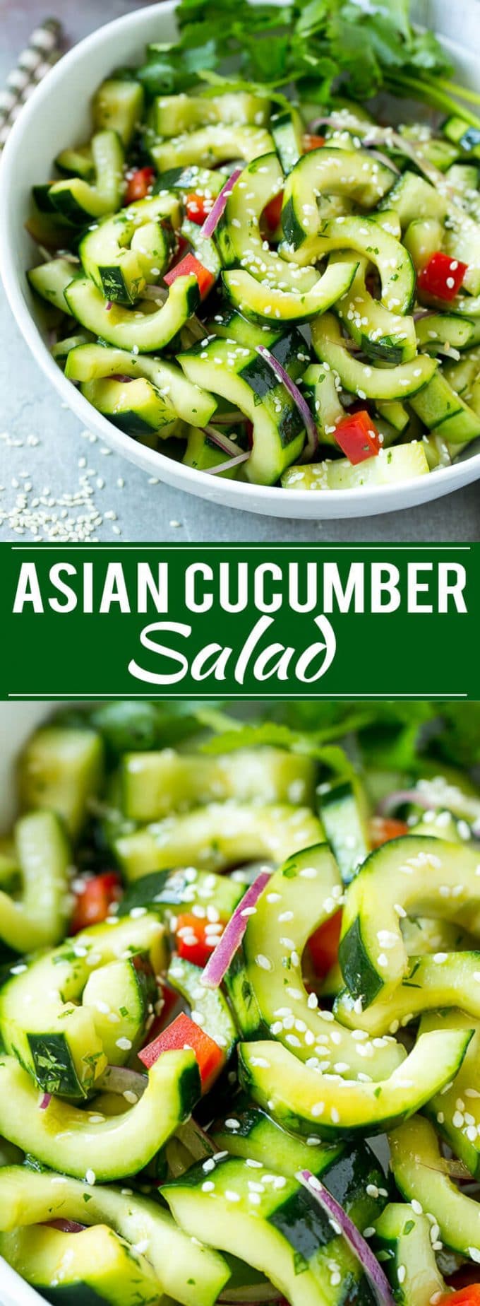 Asian Cucumber Salad Recipe | Sesame Cucumber Salad | Cucumber Salad | Healthy Salad | Healthy Cucumber Recipe #cucumber #cucumbersalad #salad #sidedish #dinneratthezoo