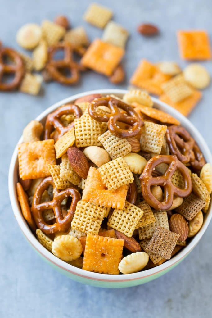 Homemade Chex Mix - Dinner at the Zoo