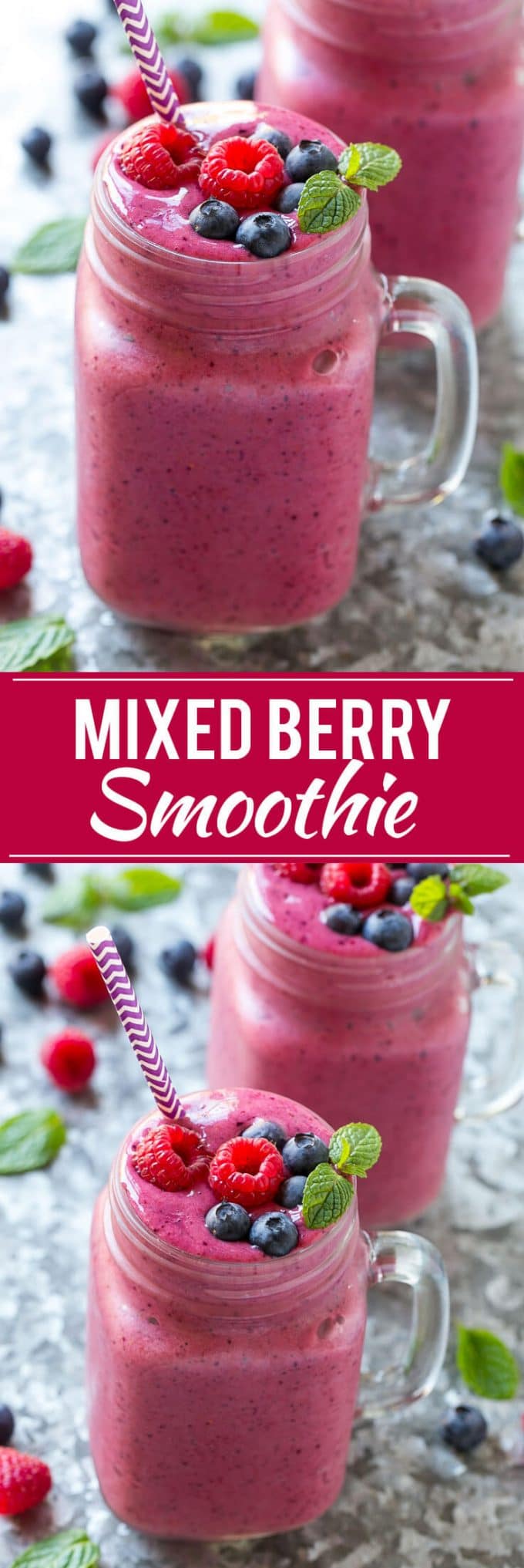 Mixed Berry Smoothie Recipe - Easy Healthy Breakfast