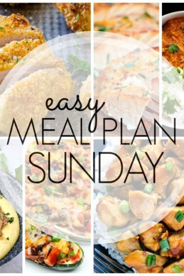 Easy Meal Plan Sunday - Week 80