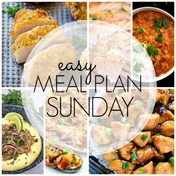 Easy Meal Plan Sunday - Week 80