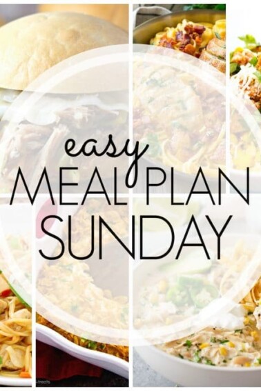 Easy Meal Plan Sunday - Week 87