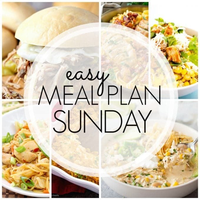 Easy Meal Plan Sunday - Week 87