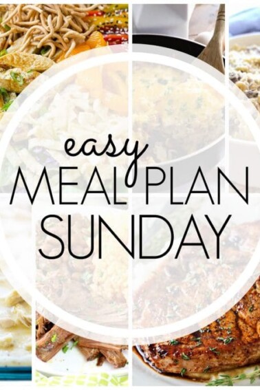 Easy Meal Plan Sunday - Week 84