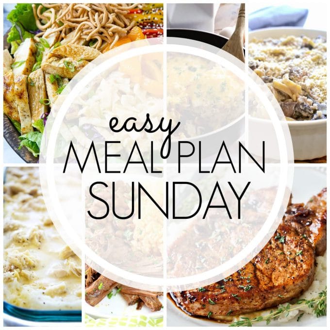 Easy Meal Plan Sunday - Week 84