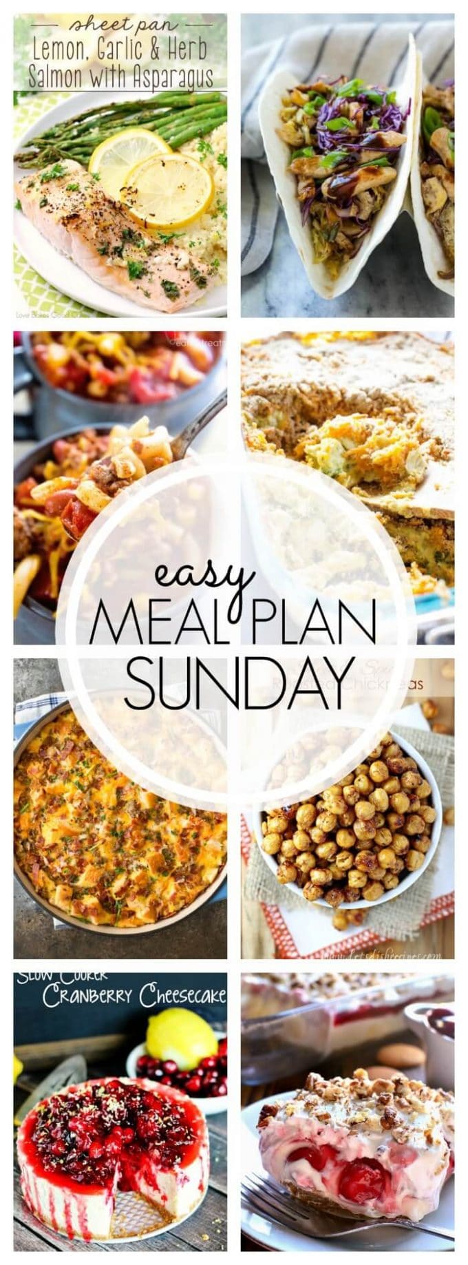 Easy Meal Plan Sunday - Week 85