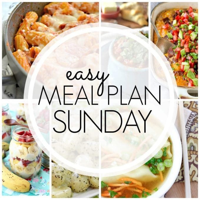 Easy Meal Plan Sunday - Week 86