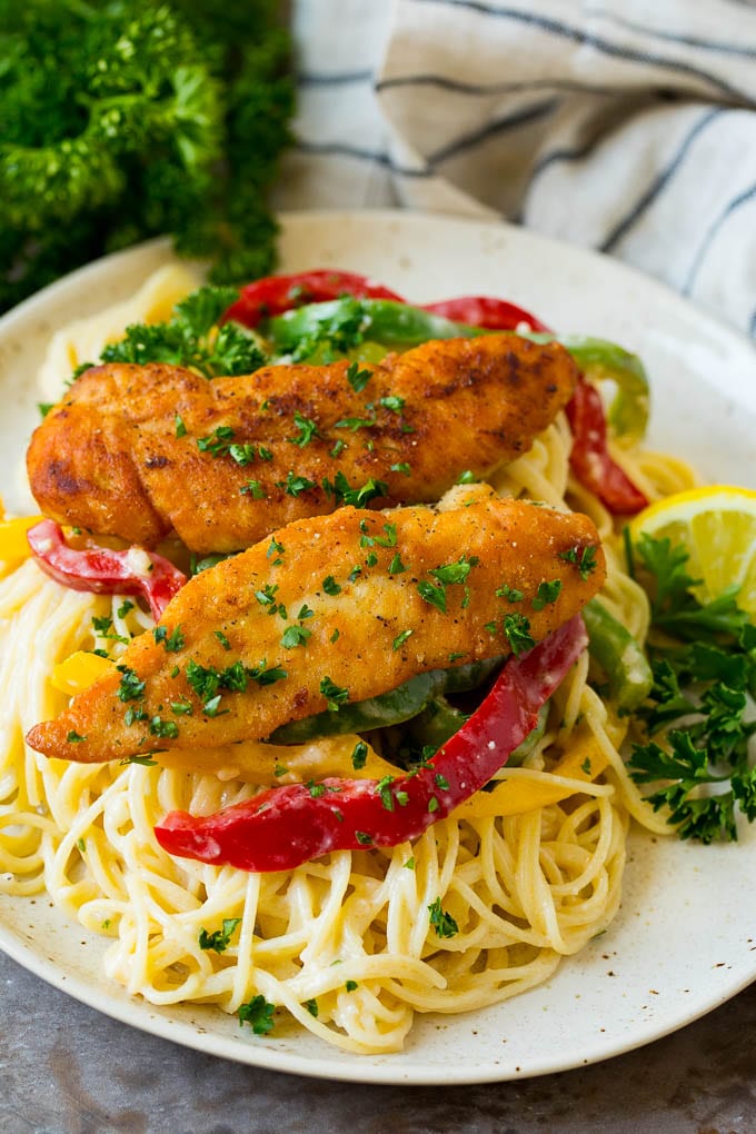 Chicken Scampi - Dinner at the Zoo