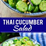 Thai Cucumber Salad | Easy Cucumber Salad | Thai Food | Healthy Salad