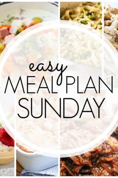 Easy Meal Plan Sunday - Week 89