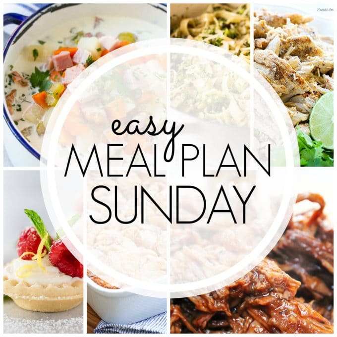Easy Meal Plan Sunday - Week 89