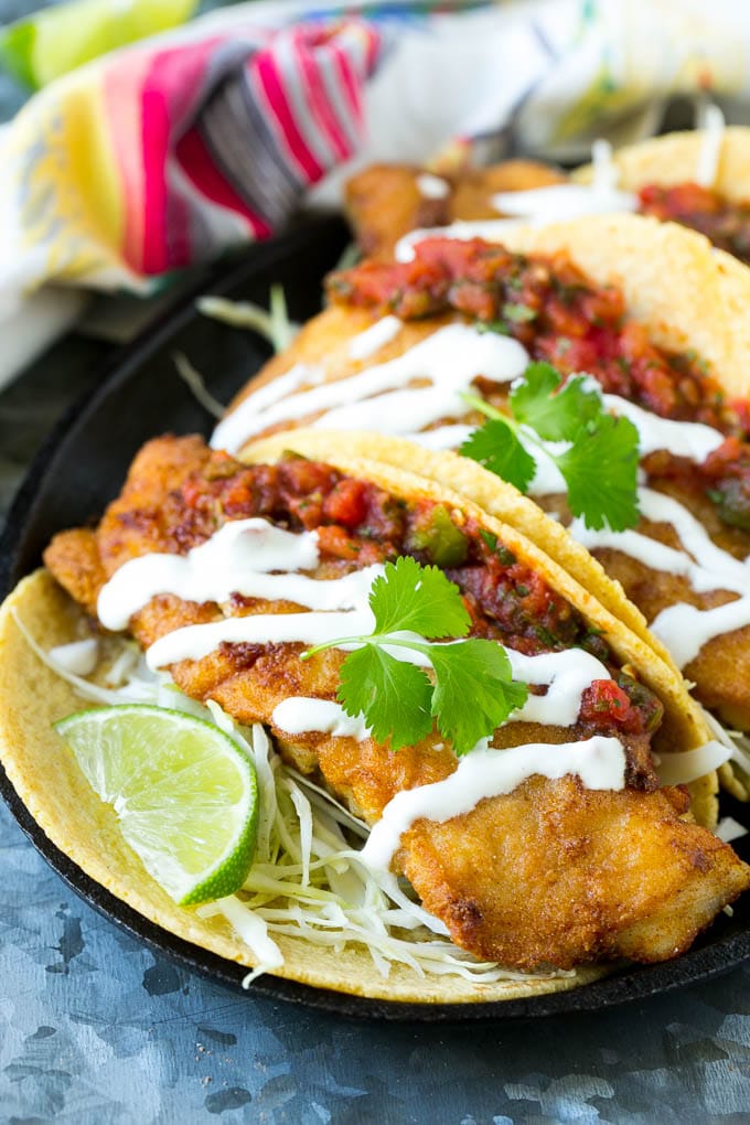 Baja Fish Tacos - Dinner at the Zoo