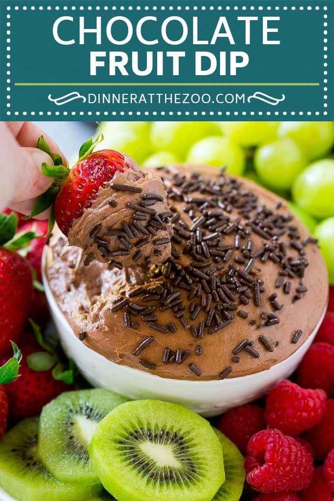 Chocolate Fruit Dip Recipe | Chocolate Dip | Dessert Dip #chocolate #dip #fruit #dessert #glutenfree #dinneratthezoo