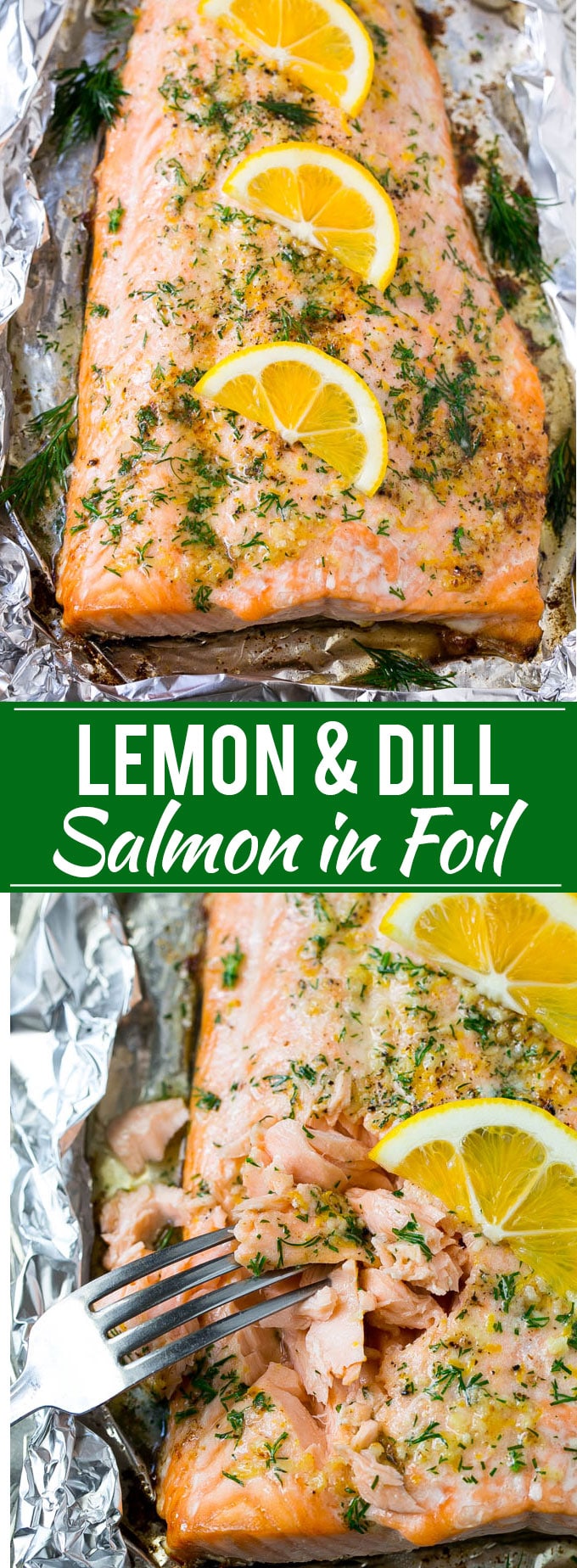 Salmon in Foil with Lemon and Dill Recipe | Foil Wrapped Salmon | Baked Salmon | Easy Salmon Recipe | Lemon and Dill Salmon #salmon #fish #seafood #lemon #lowcarb #keto #dinner #dinneratthezoo