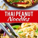 Thai Peanut Noodles Recipe | Asian Noodles | Thai Noodles | Peanut Sauce