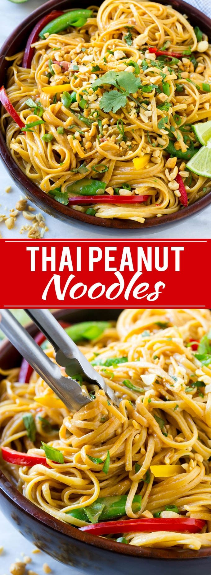 Thai Peanut Noodles Recipe | Asian Noodles | Thai Noodles | Peanut Sauce #noodles #thaifood #peanuts #vegetarian #dinner #lunch #dinneratthezoo