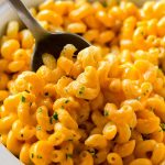 This slow cooker mac and cheese is rich, creamy and so easy to make.