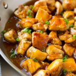 This bourbon chicken recipe is a remake of the food court classic. The chicken is coated in an irresistible sweet and sticky sauce and is sure to become a family favorite!