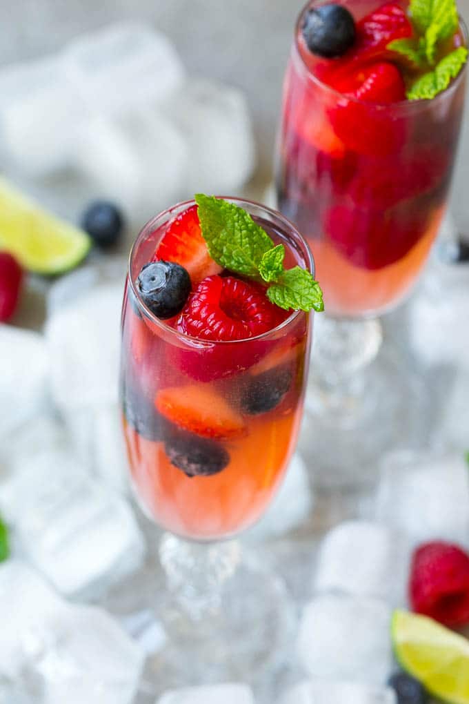 Strawberry Champagne Punch Recipe