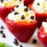 These cheesecake stuffed strawberries are a simple no-bake treat that always get rave reviews!
