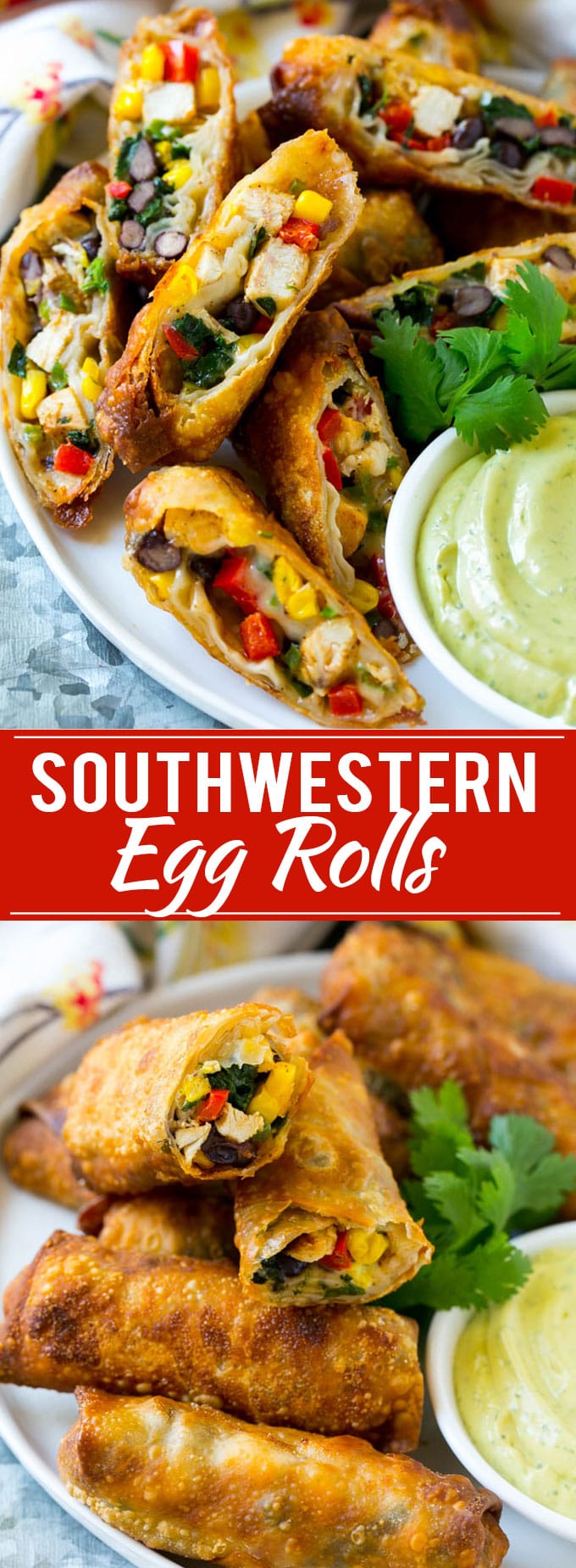 Southwestern Egg Rolls Recipe | Easy Egg Roll Recipe | Mexican Appetizer | Egg Roll Recipe | Southwest Egg Rolls #eggrolls #appetizer #chicken #snack #dinneratthezoo