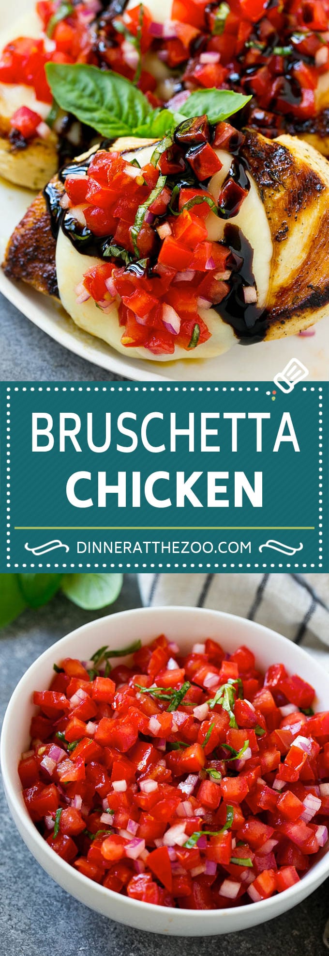 Bruschetta Chicken Recipe | Grilled Chicken | Tomato Chicken | Chicken Bruschetta #chicken #grilling #tomato #basil #dinner #lowcarb #dinneratthezoo