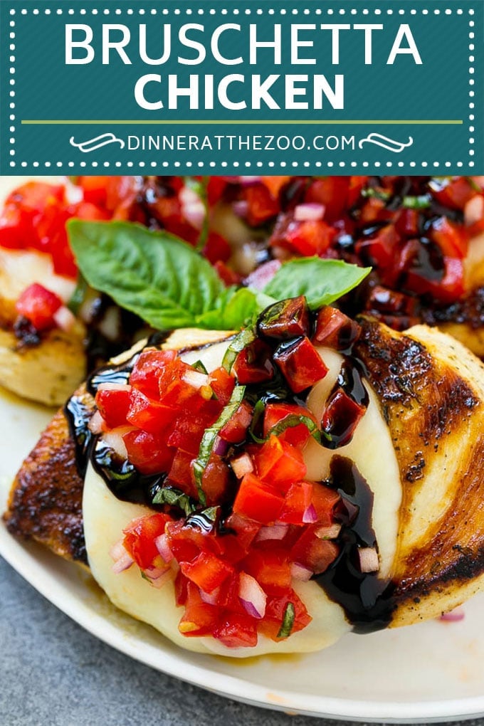 Bruschetta Chicken Recipe | Grilled Chicken | Tomato Chicken | Chicken Bruschetta #chicken #grilling #tomato #basil #dinner #lowcarb #dinneratthezoo