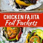 Chicken Fajita Foil Packet Recipe | Chicken Fajita Recipe | Foil Pack Recipe | Mexican Chicken