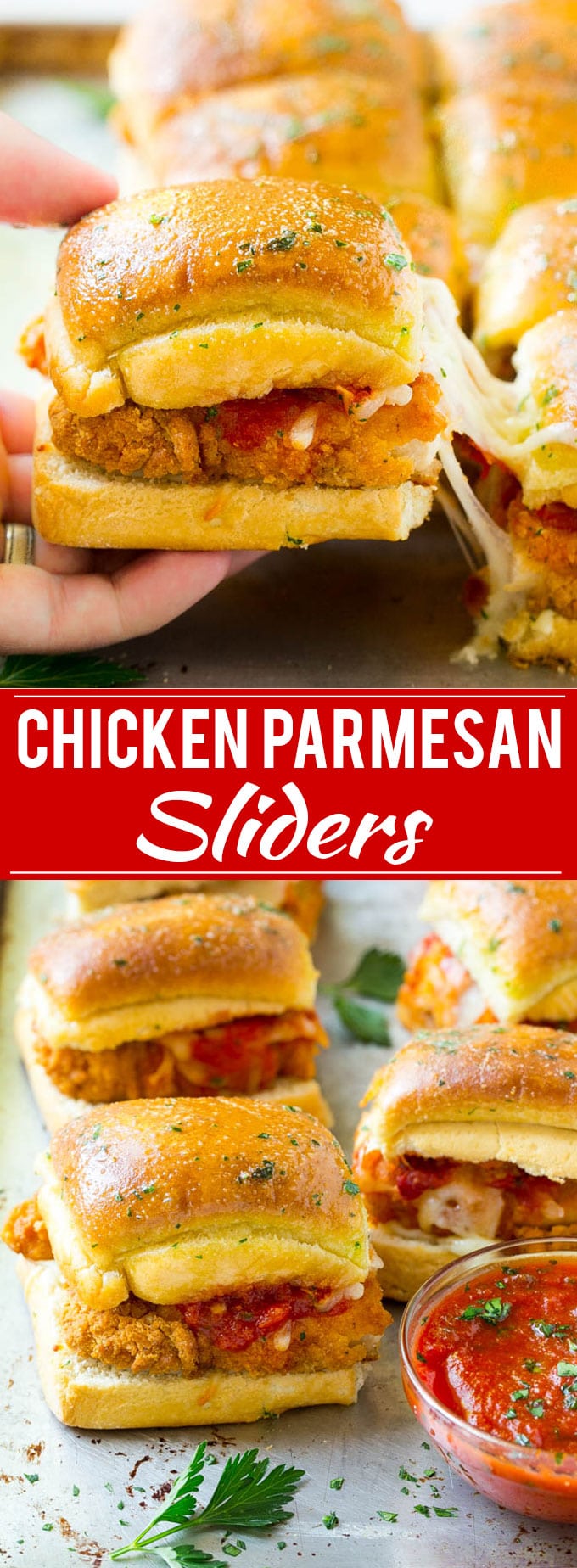 Chicken Parmesan Sliders | Chicken Parmesan Sandwich Recipe | Slider Sandwich Recipe #sandwich #chickenparm #chickenparmesan #sliders #dinner #appetizer #dinneratthezoo