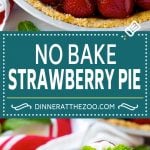 No Bake Strawberry Pie Recipe | Fresh Strawberry Pie | Strawberry Pie Recipe | No Bake Pie Recipe #strawberry #strawberrypie #nobake #nobakepie #dessert #dinneratthezoo #strawberrypie