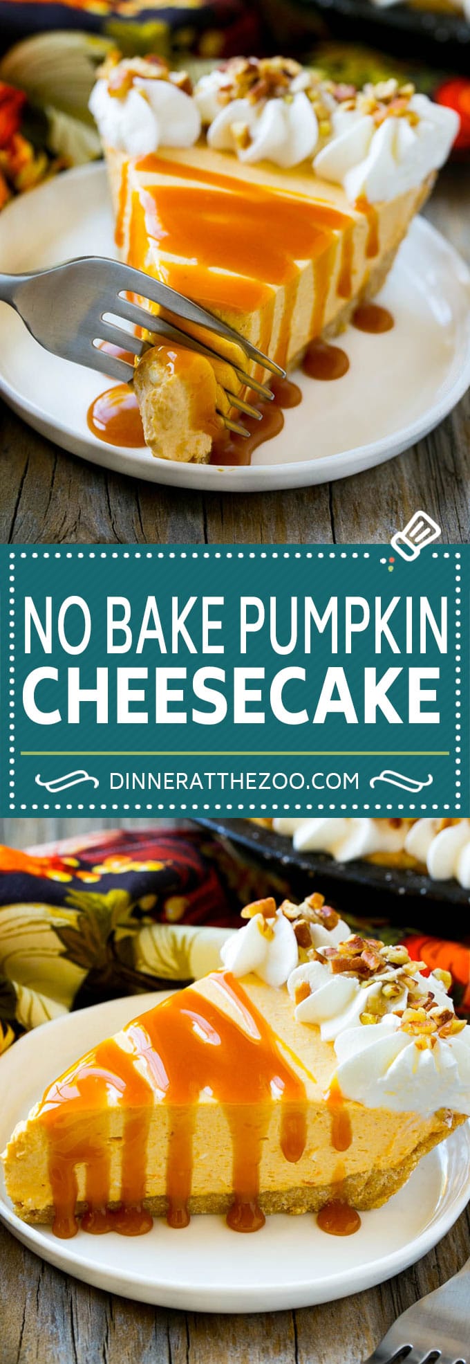 No Bake Pumpkin Cheesecake Recipe | Pumpkin Cheesecake | No Bake Cheesecake | Thanksgiving Dessert | Pumpkin Dessert #dessert #cheesecake #pumpkin #fall #thanksgiving #dinneratthezoo