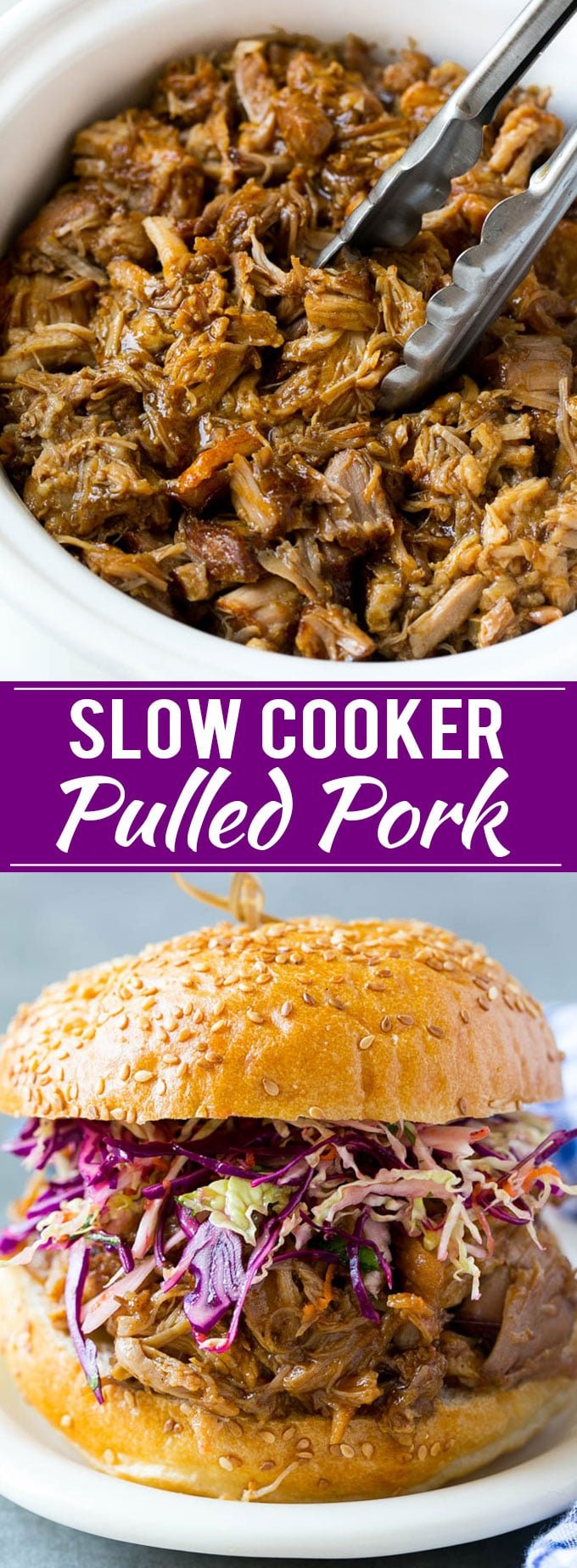 slow cooker pulled pork sandwiches