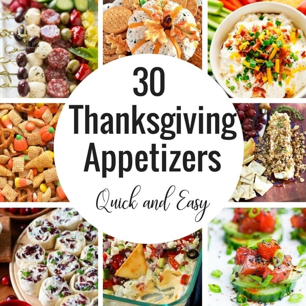 30 Thanksgiving Appetizer Recipes - Dinner at the Zoo