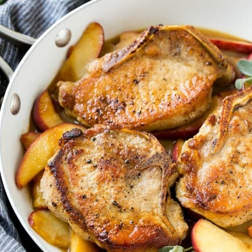 Apple Pork Chops - Dinner at the Zoo