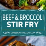 Beef and Broccoli Stir Fry Recipe #beef #broccoli #stirfry #healthy #dinner #dinneratthezoo