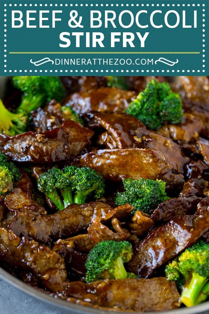 Beef and Broccoli Stir Fry Recipe #beef #broccoli #stirfry #healthy #dinner #dinneratthezoo