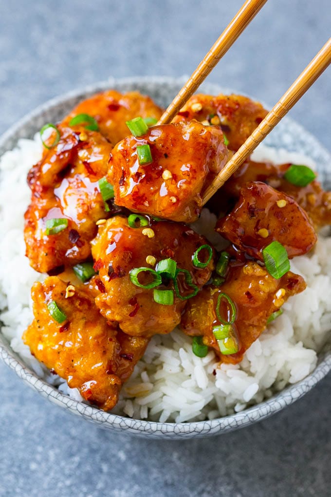 Firecracker Chicken Dinner At The Zoo