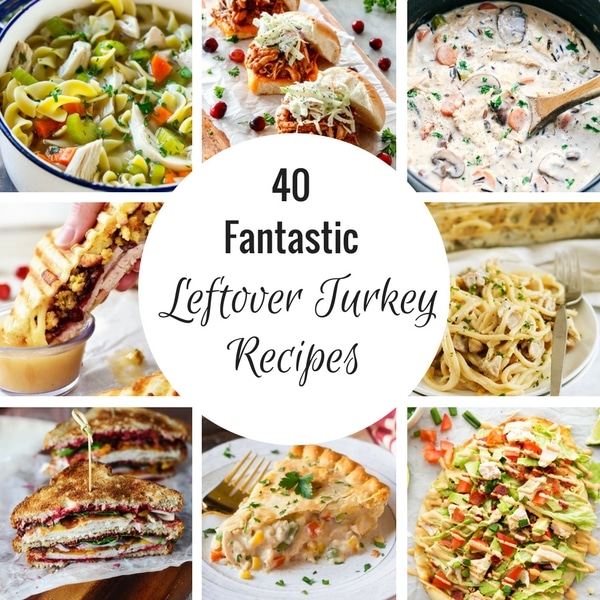 Fantastic Leftover Turkey Recipes including soups, casseroles and sandwiches.