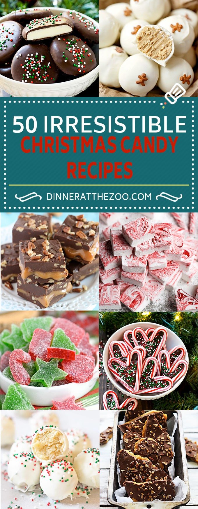 50 Irresistible Christmas Candy Recipes | Candy Recipes | Fudge Recipes | Truffle Recipes | Caramel Recipes