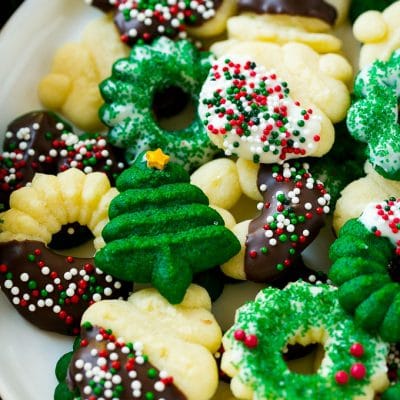 Cream Cheese Spritz Cookies