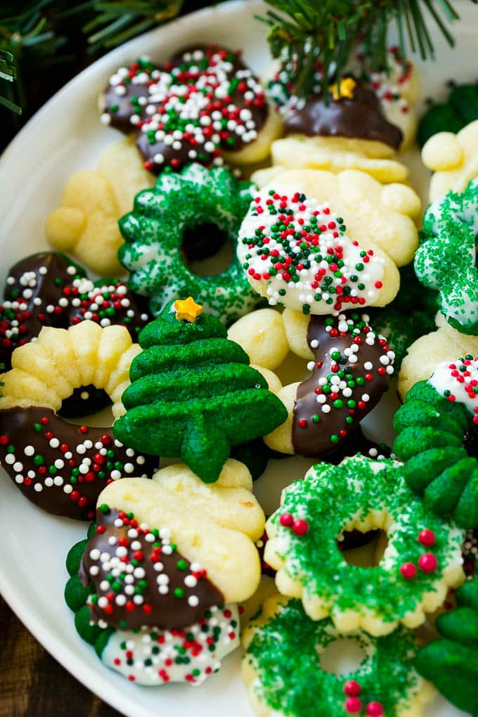 Perfect Spritz Cookies Easy Holiday Baking Christmas Cookies