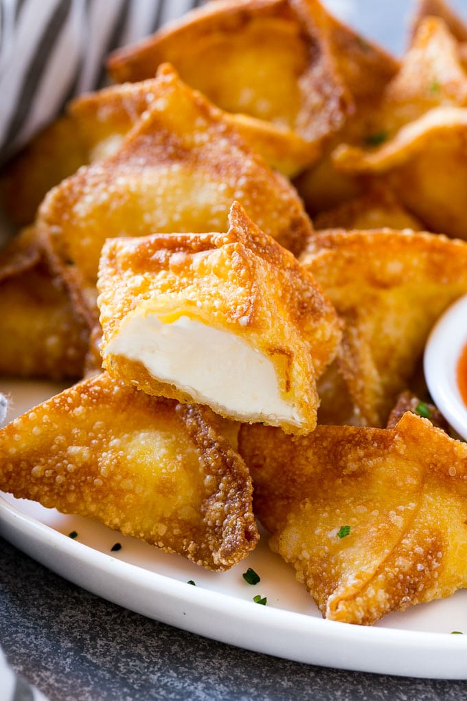Cream Cheese Rangoons are so easy to make at home and are a fun and delicious appetizer.